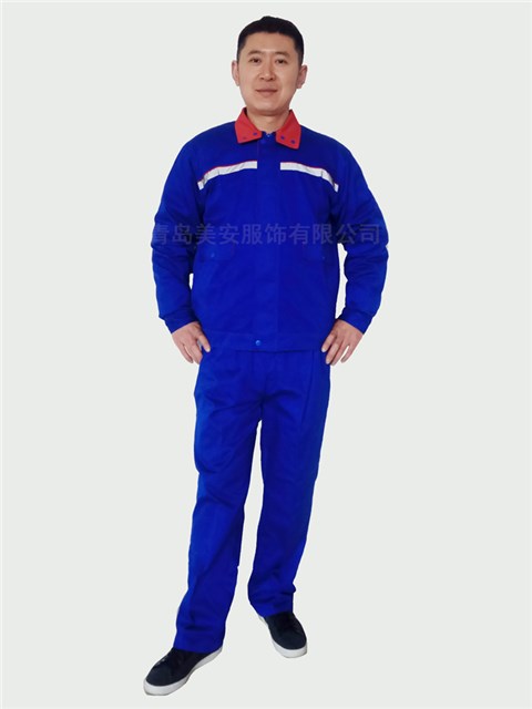 加油站防靜電工作服春秋款