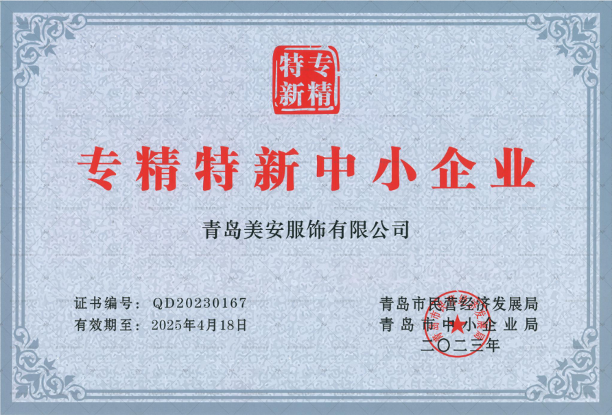 專(zhuān)精特新中小企業(yè)