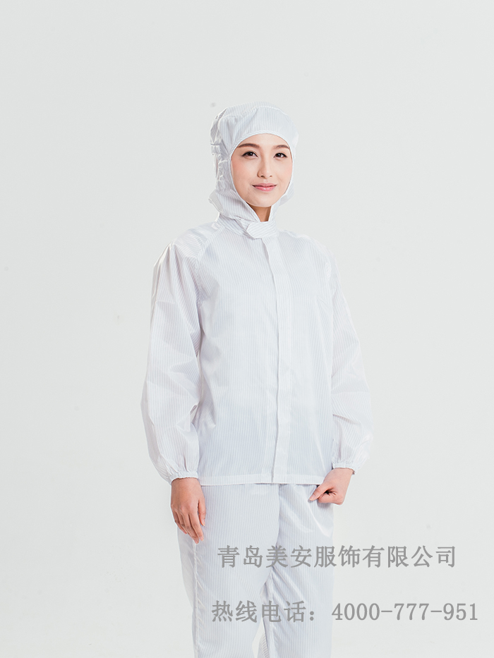 防靜電連體服上衣連帽工作服