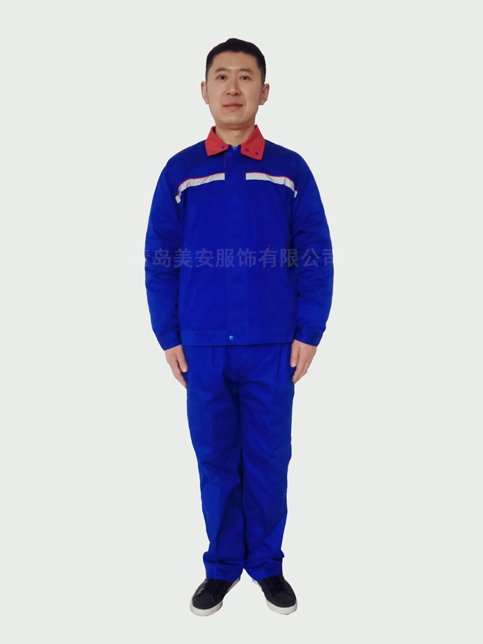 加油站防靜電工作服春秋款
