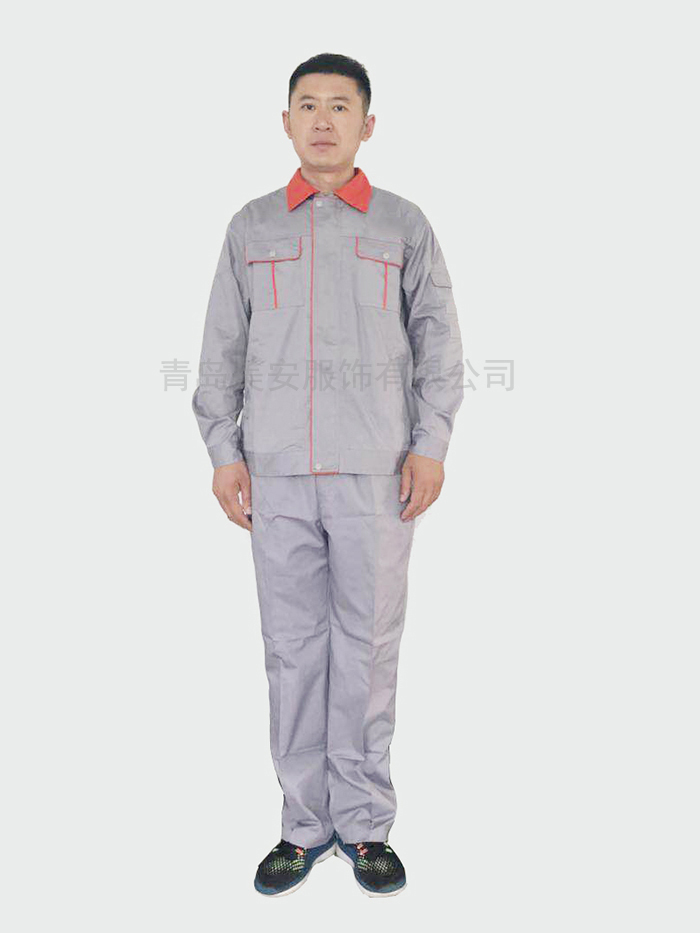 滌棉防靜電分體服春秋款